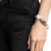 dx1617040 Paslanmaz Çelik ve Silikon Metamorph Zincir Bileklik
