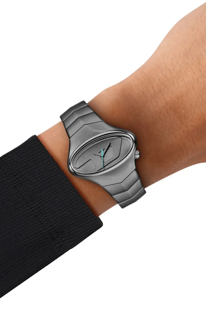 dz2229 saat D-Rush gunmetal Paslanmaz çelik saat