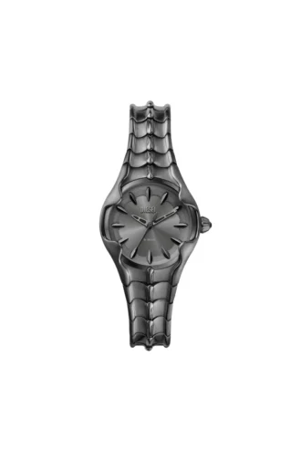 dz5603 Vert üç ibreli gunmetal paslanmaz çelik saat