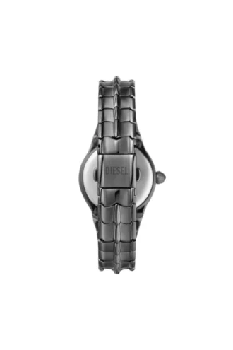 dz5603 Vert üç ibreli gunmetal paslanmaz çelik saat