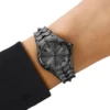 dz5603 Vert üç ibreli gunmetal paslanmaz çelik saat dz5603 Vert üç ibreli gunmetal paslanmaz çelik saat