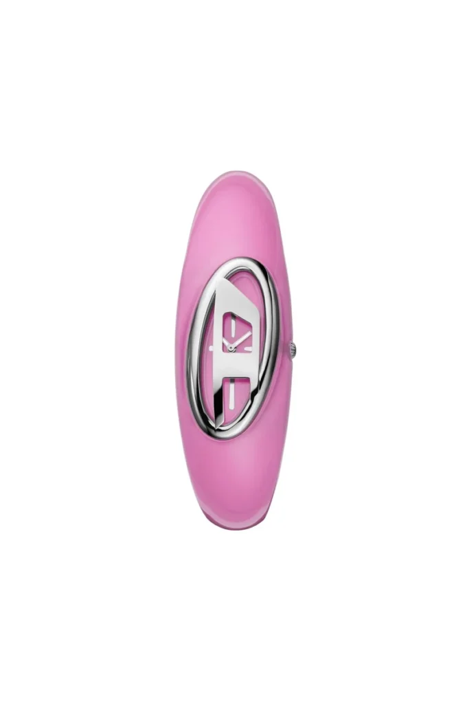dz5617 saat Diesel Wonder-D İki İbreli Pembe Naylon Reçine Saat