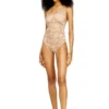 ezzy-utlt Dantel tasarımlı naylon bodysuit