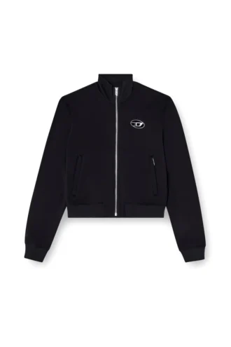 f-flacin Kesik logolu fermuarlı sweatshirt