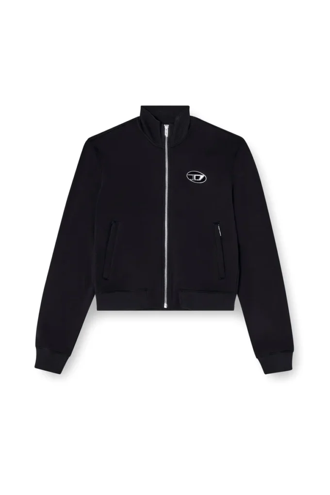 f-flacin Kesik logolu fermuarlı sweatshirt