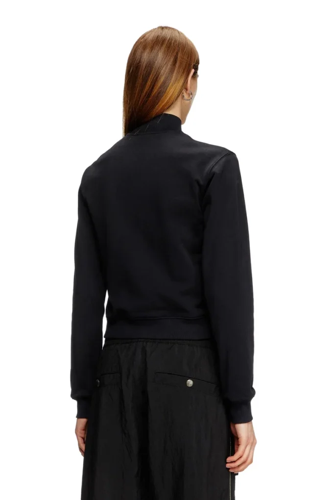 f-flacin Kesik logolu fermuarlı sweatshirt