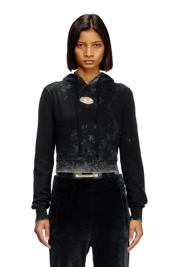 f-slimmy-hood-p5 Metal logolu soluk renkli kesimli kapüşonlu sweatshirt