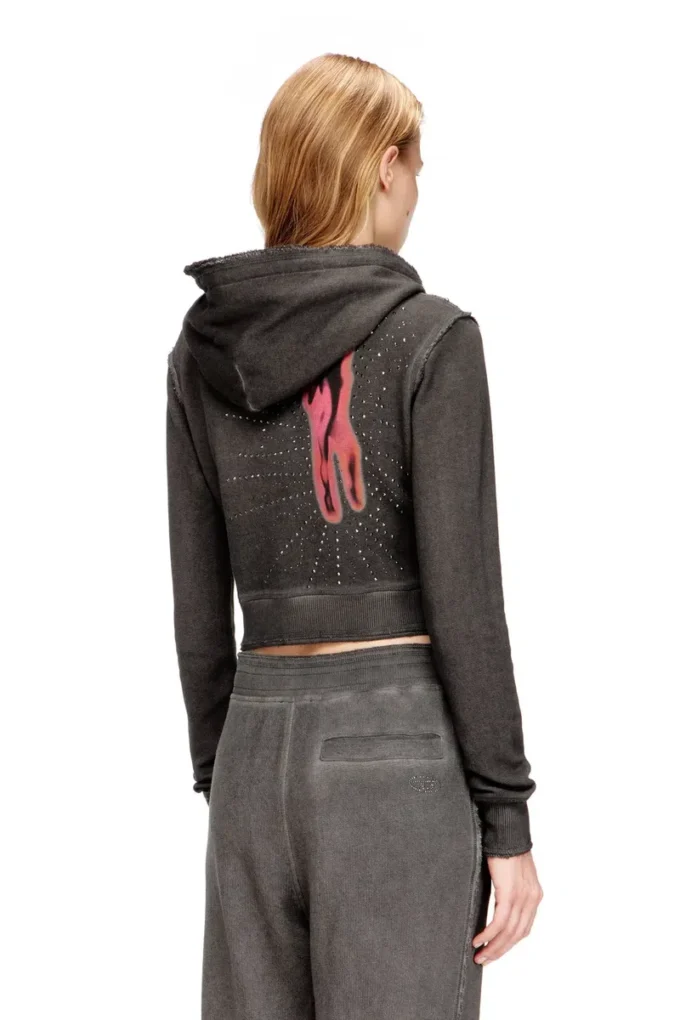 f-slimmy-hood-s3 Arkasında yapay elmas detaylı kapüşonlu sweatshirt