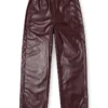 fr-p-arten Bordo renkli logolu pantolon