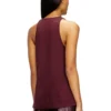 fr-t-ipsya Oval D detaylı bordo tank top
