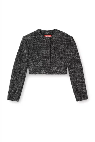 g-crop-g Buklet kumaştan kısa ceket