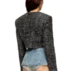 g-crop-g Buklet kumaştan kısa ceket
