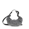 grab-d hobo s Grab-D S-Small scrunched hobo çanta, kristal denim