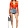 grab-d hobo s Grab-D S-Small scrunched hobo çanta, kristal denim