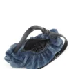 grab-d hobo s Grab-D-Small scrunched hobo çanta, işlenmiş denim