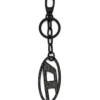holy-c Metal Oval D anahtarlık, kristallerle süslenmiş