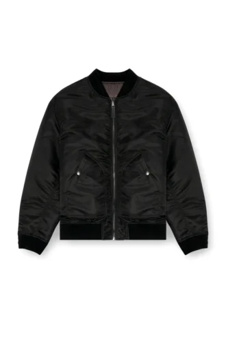 j-held Oval D detaylı, yastıklı naylon bomber ceket
