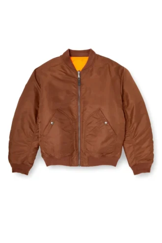 j-held Oval D detaylı, yastıklı naylon bomber ceket