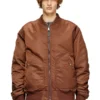 j-held Oval D detaylı, yastıklı naylon bomber ceket
