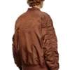 j-held Oval D detaylı, yastıklı naylon bomber ceket