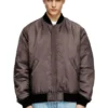 j-held Oval D detaylı, yastıklı naylon bomber ceket