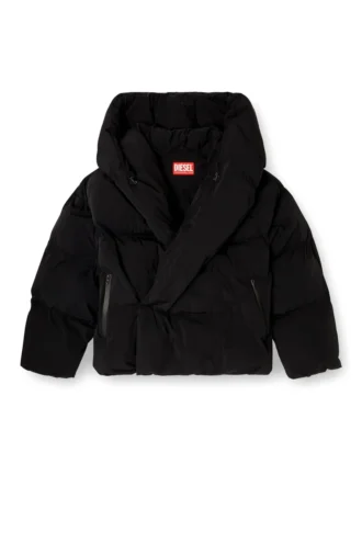 j-scotts-padded-a Streç naylon sargılı puffer ceket