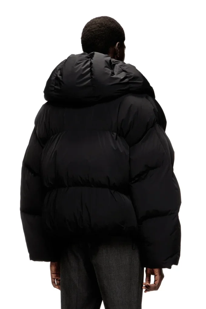j-scotts-padded-a Streç naylon sargılı puffer ceket