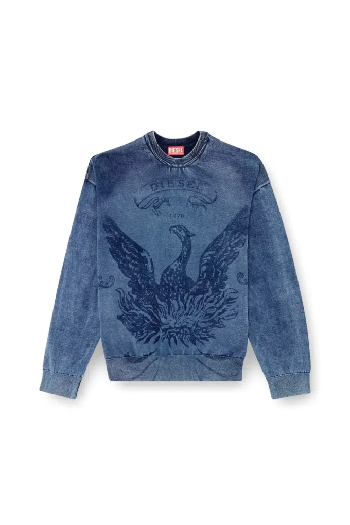 k-fenicol Phoenix logolu indigo kazak