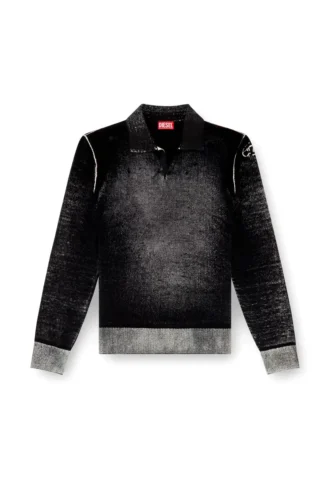 k-lorenzo Ters baskı polo kazak