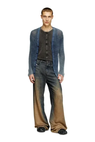 k-redram Denim iplikten örgü hırka