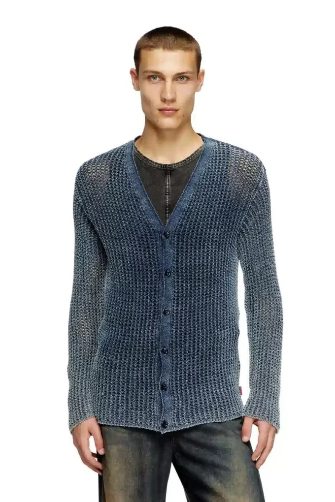 k-redram Denim iplikten örgü hırka