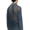 k-squared Denim iplikten açık örgü polo kazak k-squared Denim iplikten açık örgü polo kazak