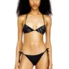 kate-d-core Grafik desenli bikini üstü