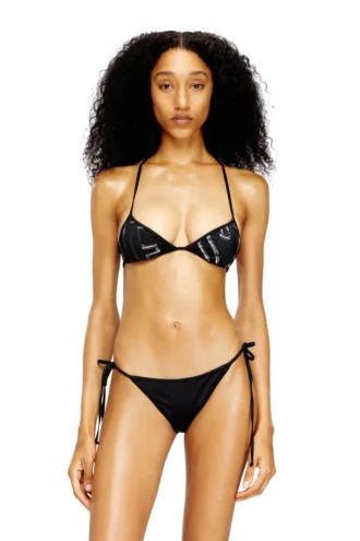 kate-d-core Grafik desenli bikini üstü