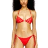 kate-d-core Grafik desenli bikini üstü