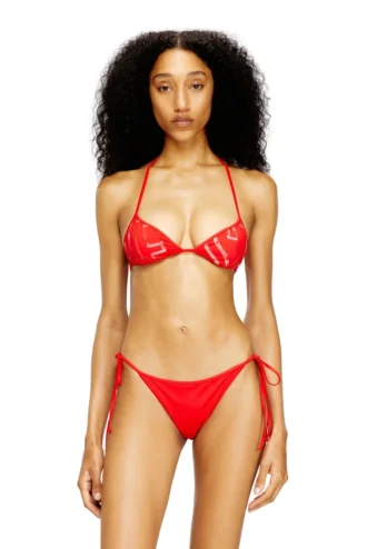 kate-d-core Grafik desenli bikini üstü