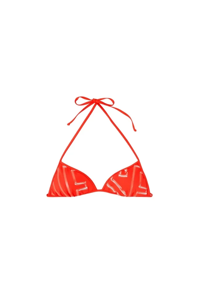 kate-d-core Grafik desenli bikini üstü
