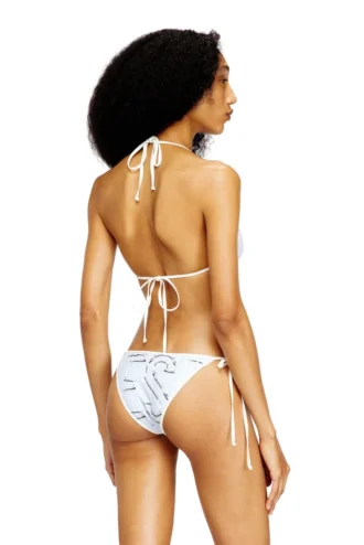 kate-d-core Houndstooth grafik desenli bikini üstü