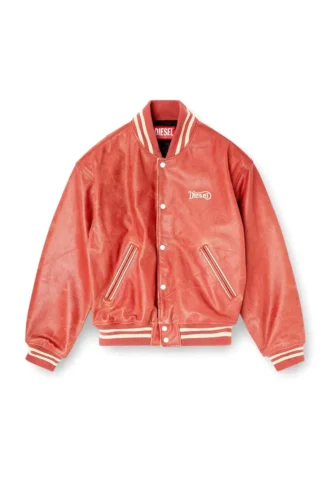 l-difordi-20th Diesel logolu deri bomber ceket