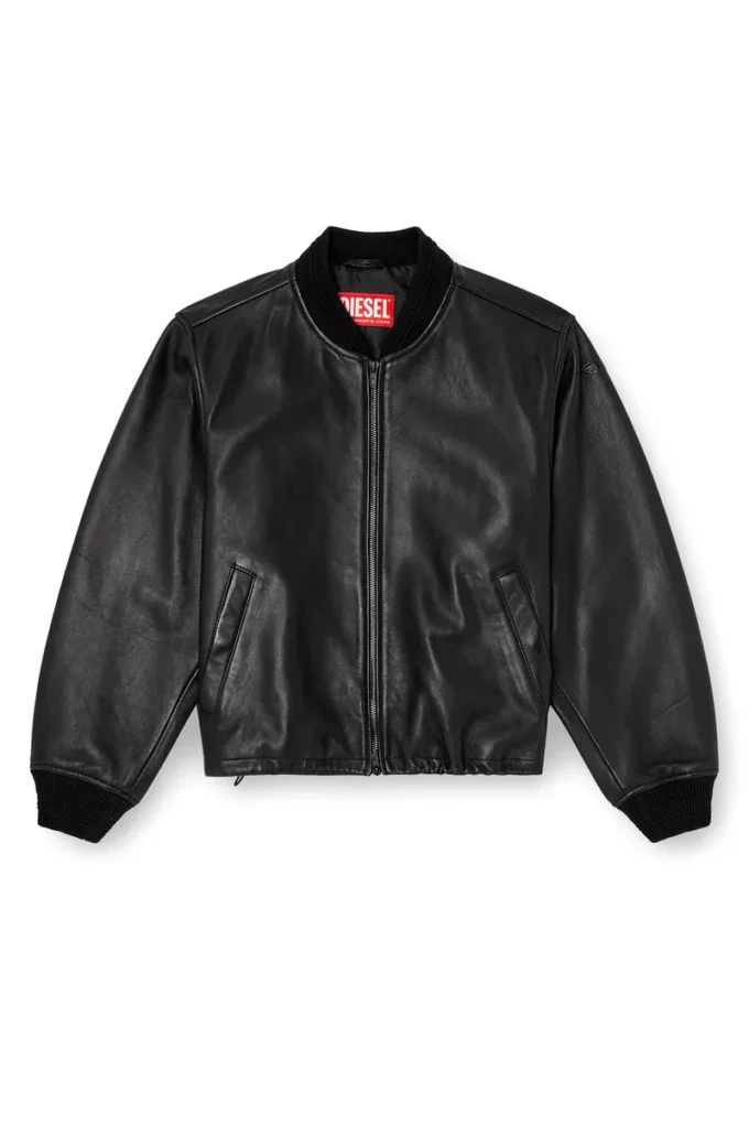 l-ilyan Deri bomber ceket