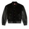 l-nyn Denim ve deri bomber ceket
