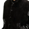 l-nyn Denim ve deri bomber ceket