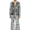 l-pylon-a İşlenmiş deriden blouson ceket