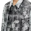 l-pylon-a İşlenmiş deriden blouson ceket