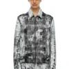l-pylon-a İşlenmiş deriden blouson ceket