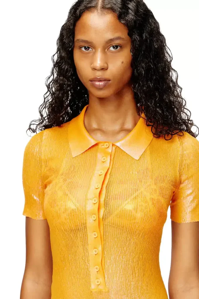 l_tina 4eva elbise Lotus desenli yanardöner örgü polo elbise l_tina 4eva elbise Lotus desenli yanardöner örgü polo elbise
