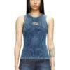 m-anchor-a-sl Oval D detaylı ribana tank top