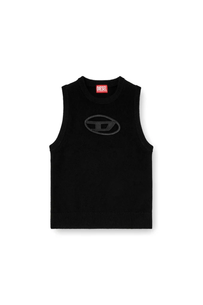 m-argarin-sl Kaşmir karışımlı örgü tank top