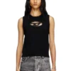 m-argarin-sl Kaşmir karışımlı örgü tank top