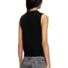 m-argarin-sl Kaşmir karışımlı örgü tank top